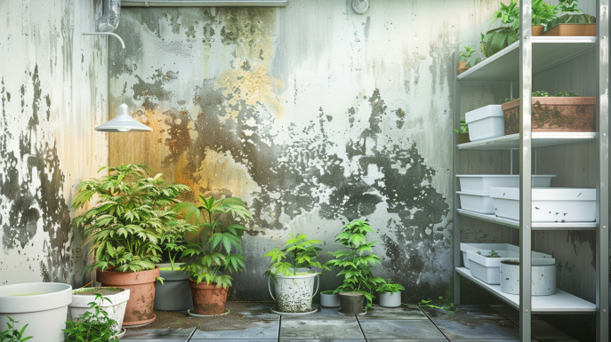 Preventive measures for mold on cannabis in a grow room