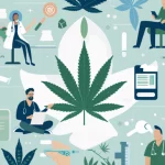 Collage depicting medical and recreational cannabis use